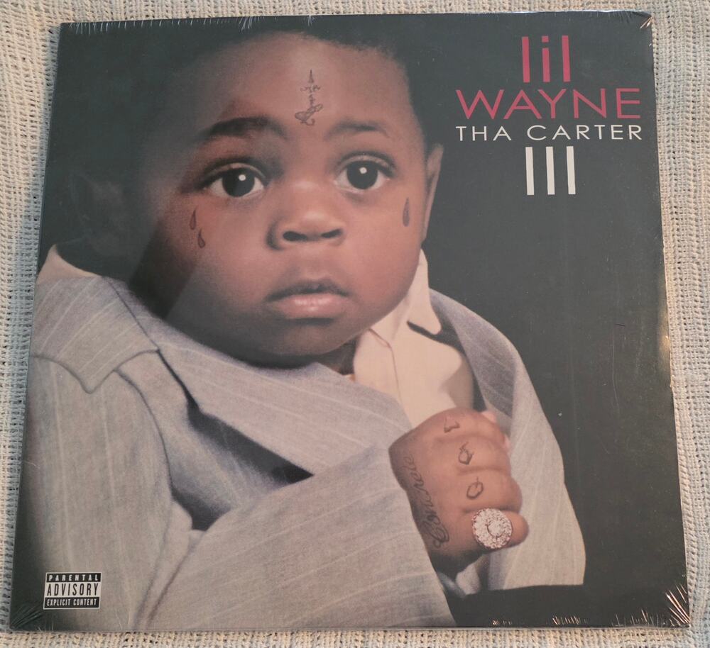 Lil Wayne Tha Carter III 2LP Vinyl B0011671-01 RARE 8-Track Variant Sealed